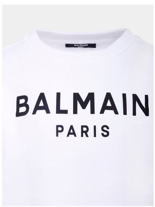 Felpa, unisex, logata. BALMAIN | BX4P10 Z3183100NE